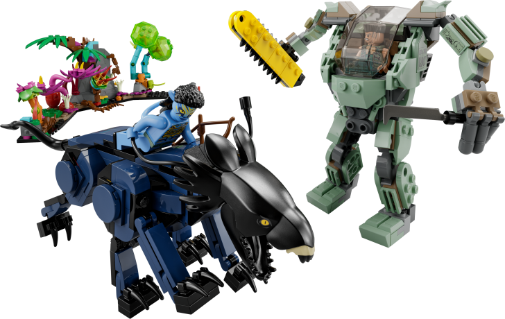 Lego Neytiri und Thanator vs. Quaritch im MPA Нейтири и Танатор против Куорича в MPA