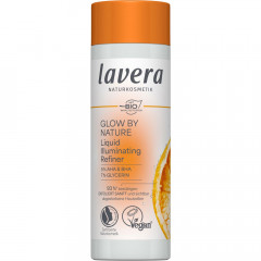 LAVERA Glow By Nature Liquid Illuminating Refiner, 100 ml, Лавера Жидкий эксфолиант для лица для свежего сияния и антиоксидантного ухода, натуральные AHA-кислоты и BHA-кислота, 100 мл