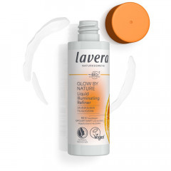 LAVERA Glow By Nature Liquid Illuminating Refiner, 100 ml, Лавера Жидкий эксфолиант для лица для свежего сияния и антиоксидантного ухода, натуральные AHA-кислоты и BHA-кислота, 100 мл