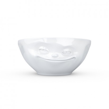 Fiftyeight Products TV Tassen Schale klein weiss grinsend 0,35 L Миска для телевизора маленькая белая ухмылка 0,35 л