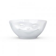 Fiftyeight Products TV Tassen Schale klein weiss grinsend 0,35 L Миска для телевизора маленькая белая ухмылка 0,35 л