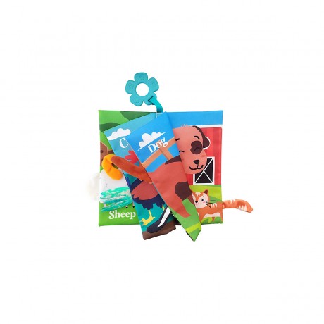 kikka boo Stoffbuch 3D Tierschwanze Тканевая книга 3D хвосты животных