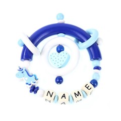 elefantasie Greifling Einhorn personalisiert mit Namen Игрушка для захвата единорога