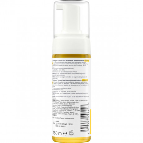 Neutrogena Curcuma Clear Beruhigender Reinigungsschaum, 150 ml, Neutrogena Curcuma Clear Успокаивающая очищающая пенка для лица, 150 мл
