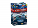 Revell RC Football League Adventskalender 2026 01064, Revell RC Football League адвент-календарь 2026 с двумя радиоуправляемыми машинками и футбольной ареной, от 6 лет