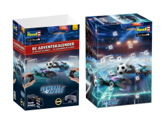 Revell RC Football League Adventskalender 2026 01064, Revell RC Football League адвент-календарь 2026 с двумя радиоуправляемыми машинками и футбольной ареной, от 6 лет