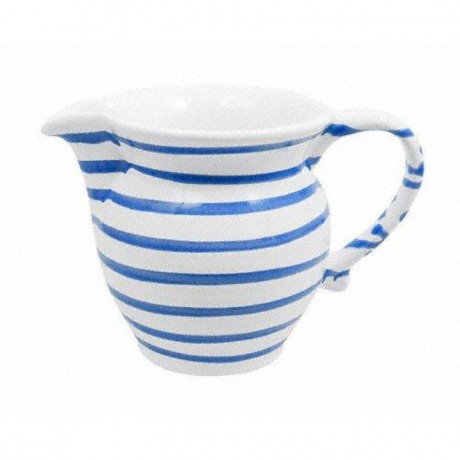 Gmundner Keramik Gmundner Keramik Blaugeflammt Milchgiesser glatt 0,5 L / h: 10,8 cm Молочник Gmundner Ceramics с синим пламенем, гладкий, 0,5 л / высота: 10,8 см