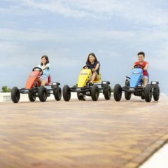 BERG Elektrisch Go-Kart mit XXL-Rahmen B.Super Rot mit Dreigangschaltung ab 6 Jahren Электрический картинг с рамой XXL B.Super красный с трехступенчатой ??коробкой передач с 6 лет