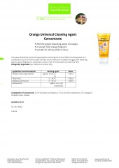 Kraueterhaus Sanct Bernhardt Orange Universal Cleaning Agent Concentrate, 75 мл