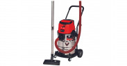 Einhell Einhell Professional Akku-Nass-/Trockensauger TP-VC 36/30 S Auto Solo, 36Volt (2x18V) rot/edelstahl, ohne Akku und Ladegerat rot/edelstahl Einhell Professional беспроводной пылесос для влажной/сухой уборки TP-VC 36/30 S Auto Solo, 36В (2x18В) кра