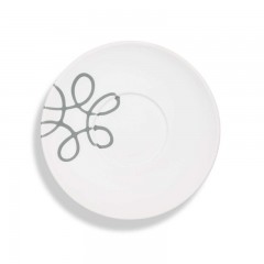 Gmundner Keramik Gmundner Keramik Pur Geflammt Grau Teeuntertasse Maxima 18 cm Gmundner Ceramics Pure Flamed Серое чайное блюдце Maxima 18 см