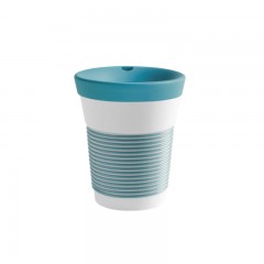 Kahla Kahla cupit - Magic Grip green lagoon To Go Becher 0,35 L mit Trinkdeckel 10x2 cm Kahla cupit - Кружка Magic Grip green lagoon To Go 0,35 л с крышкой для питья 10x2 см