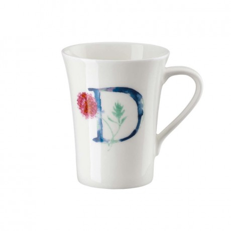 Hutschenreuther Hutschenreuther Flower Alphabet Becher mit Henkel D-Dahlia 0,40 L Кружка Hutschenreuther Flower Alphabet с ручкой D-Dahlia 0,40 л