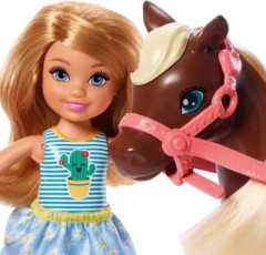 Mattel Barbie Chelsea Puppe  Pony (blond) Кукла Барби Челси Пони (Блондинка)