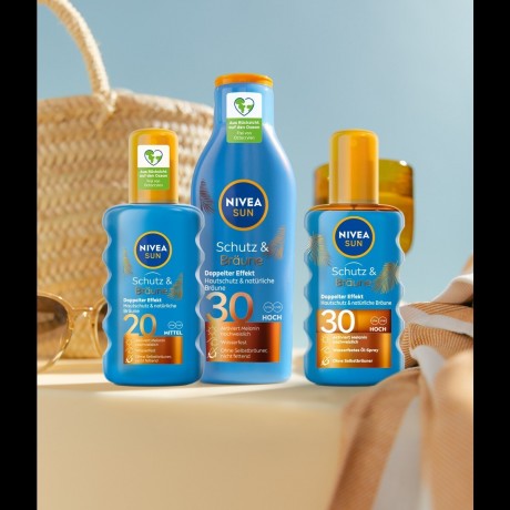 Nivea Sun Schutz & Braune Ol LSF 30 Защита от солнца и коричневое масло SPF 30