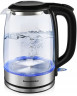Bonsenkitchen Bonsenkitchen Wasserkocher Wasserkocher aus Glas, 1,7 L 2200 W Wasserkocher mit blauer LED-Beleuchtung, automatischer Abschaltung und Uberhitzungsschutz, Innendeckel und Boden aus 304 Edelstahl (BPA-frei), 1,7 l, 2200 W  Стеклянный чайник Bo