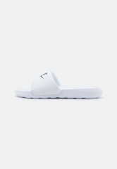 Nike Sportswear VICTORI ONE SLIDE Pantolette flach white/black VICTORI ONE SLIDE Мюли на плоской подошве белый черный