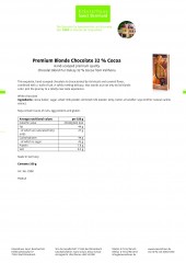 Krauterhaus Sanct Bernhardt Fine Blonde Chocolate, 32% Cocoa, 100 г