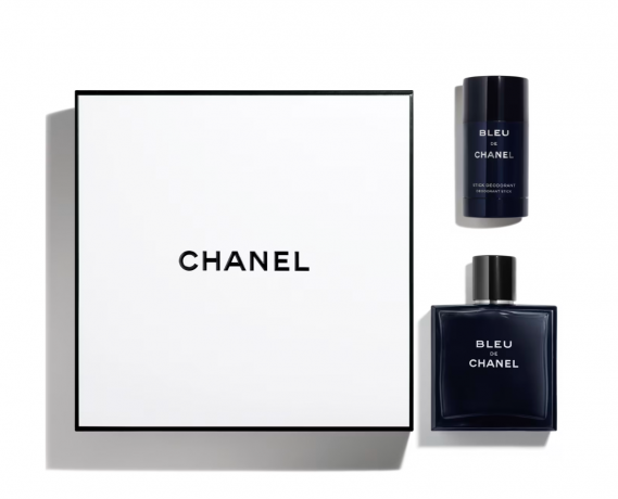 BLEU DE CHANEL COFFRET Эксклюзивный набор BLEU DE CHANEL ограниченной серии: туалетнуя вода 100мл + дезодорант стик 60г 