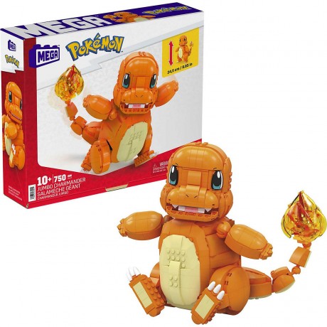 Mattel Mega Construx Pokemon Jumbo Glumanda Collector Figur (beweglich) Коллекционная фигурка Mega Construx Pokemon Jumbo Charmander (подвижная)