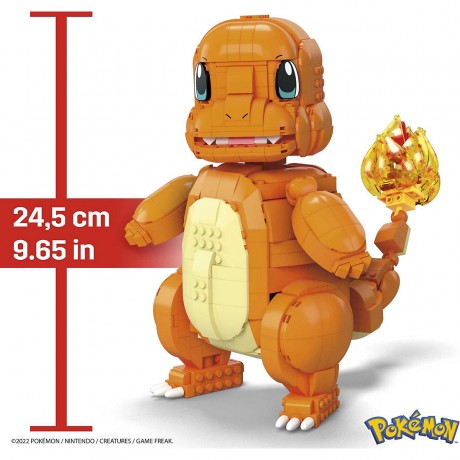 Mattel Mega Construx Pokemon Jumbo Glumanda Collector Figur (beweglich) Коллекционная фигурка Mega Construx Pokemon Jumbo Charmander (подвижная)