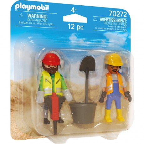 PLAYMOBIL PLAYMOBIL 70272 DuoPack Zwei Bauarbeiter PLAYMOBIL 70272 DuoPack Два строителя