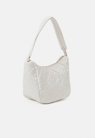 Tommy Hilfiger FLOW SHOULDER BAG Handbag feather white СУМКА НА ПЛЕЧО FLOW Сумка перо белое