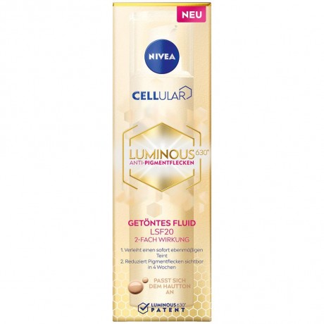 Nivea Cellular Luminous630 Anti-Pigmentflecken Getontes Fluid  Cellular Luminous630 Тонирующий флюид против пигментных пятен