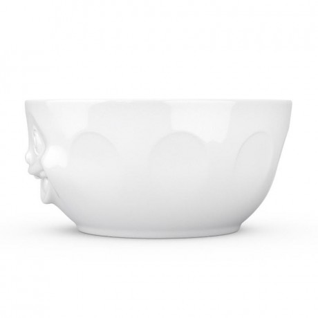 Fiftyeight Products TV Tassen Schussel weiss durchgeknallt 2,6 L Чаша для ТВ-кружки белая Crazy 2,6 л