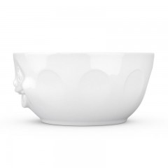 Fiftyeight Products TV Tassen Schussel weiss durchgeknallt 2,6 L Чаша для ТВ-кружки белая Crazy 2,6 л