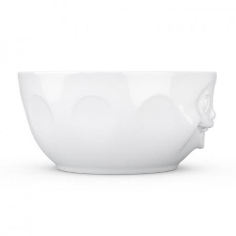 Fiftyeight Products TV Tassen Schussel weiss durchgeknallt 2,6 L Чаша для ТВ-кружки белая Crazy 2,6 л