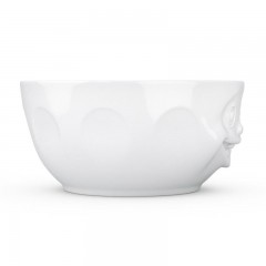 Fiftyeight Products TV Tassen Schussel weiss durchgeknallt 2,6 L Чаша для ТВ-кружки белая Crazy 2,6 л