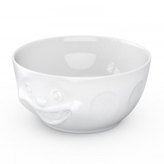 Fiftyeight Products TV Tassen Schussel weiss durchgeknallt 2,6 L Чаша для ТВ-кружки белая Crazy 2,6 л