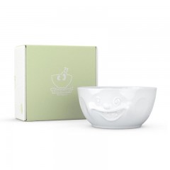 Fiftyeight Products TV Tassen Schussel weiss durchgeknallt 2,6 L Чаша для ТВ-кружки белая Crazy 2,6 л