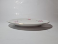 Zeh Scherzer Bavaria Винтажная тарелка &quot;Красные лилии&quot;, 26см, Германия, 1960-1970гг.