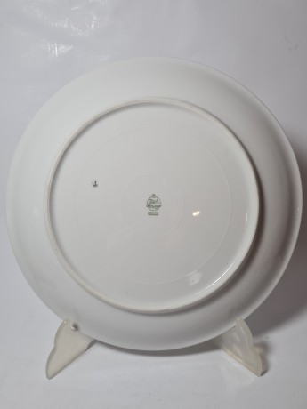 Zeh Scherzer Bavaria Винтажная тарелка "Красные лилии", 26см, Германия, 1960-1970гг.