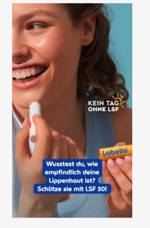 Labello Lippenpflegestift sun protect LSF 50+,  Бальзам для губ в стике с солнцезащитным эффектом SPF 50+, 4,8 г