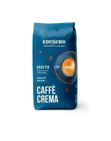 Eduscho Caffe SET Variation 1kg + Crema 1kg, Набор кофе в зернах (Германия), средняя обжарка, для кофемашин и автоматических кофеварок