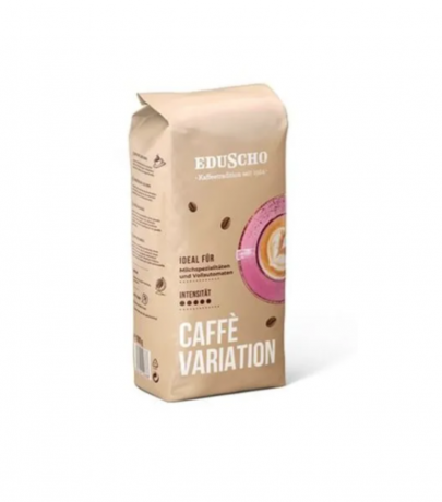 Eduscho Caffe SET Variation 1kg + Crema 1kg, Набор кофе в зернах (Германия), средняя обжарка, для кофемашин и автоматических кофеварок