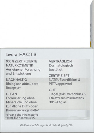 LAVERA Basis Sensitiv Anti-Falten Feuchtigkeitscreme, 50 ml, Лавера Крем для лица против морщин увлажняющий, коэнзим Q10 и био-алоэ вера, 50 мл
