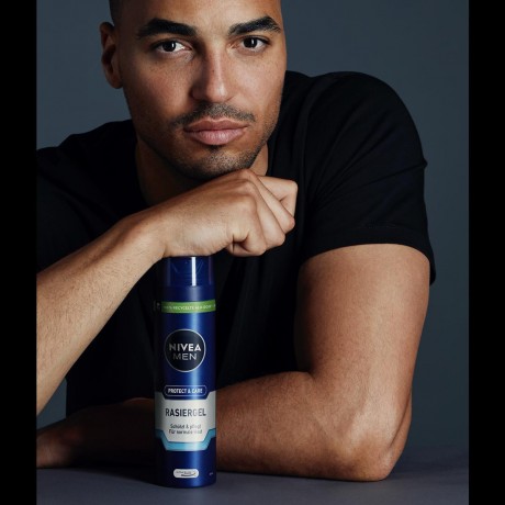 Nivea Men Protect und Care Rasiergel  Гель для бритья Men Protect and Care