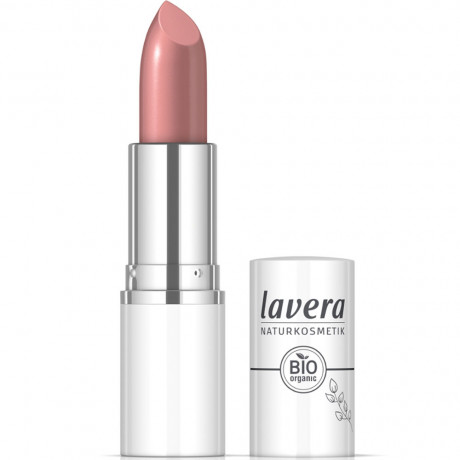 LAVERA Cream Glow Lipstick Retro Rose 02, 4,5 g, Лавера Помада с эффектом сияния, с кремовым сияющим финишем, оттенок Retro Rose 02, био-масло ши и био-масло какао, 4,5 г