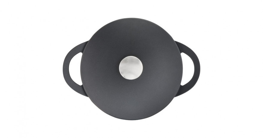 Tefal Tefal Aluguss-Schmortopf Trattoria, O 24cm schwarz, mit Deckel schwarz Литая алюминиевая форма для запекания Tefal Trattoria, O 24см, черная, с крышкой