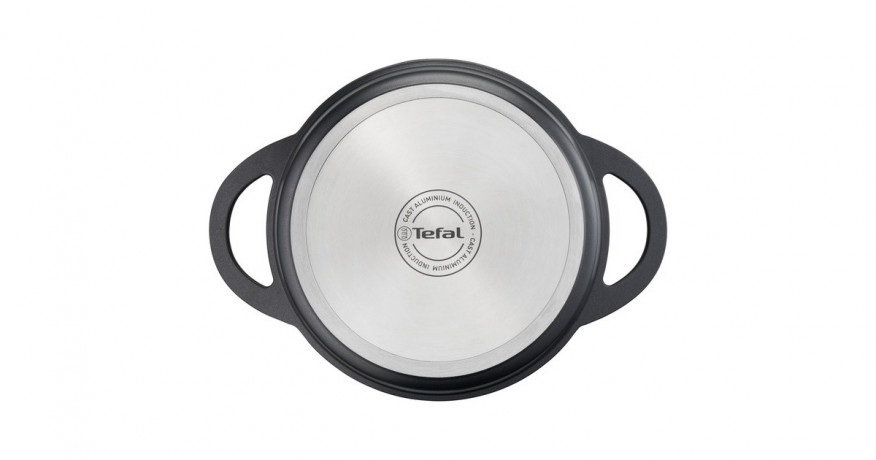 Tefal Tefal Aluguss-Schmortopf Trattoria, O 24cm schwarz, mit Deckel schwarz Литая алюминиевая форма для запекания Tefal Trattoria, O 24см, черная, с крышкой