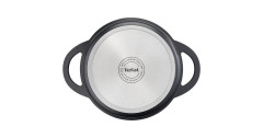 Tefal Tefal Aluguss-Schmortopf Trattoria, O 24cm schwarz, mit Deckel schwarz Литая алюминиевая форма для запекания Tefal Trattoria, O 24см, черная, с крышкой
