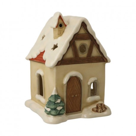 Goebel Goebel Winterwald Kleines Waldhaus 13,5x19 cm Goebel Winter Forest Небольшой лесной домик 13,5x19 см