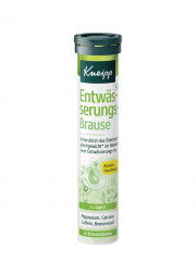 Kneipp Entwaesserungs-Brause Brausetabletten, 20 Stueck, Kneipp шипучие таблетки Entwaesserungs-Brause с магнием, кальцием, витамином C, кофеином и экстрактом крапивы, 20 шт,
