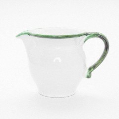 Gmundner Keramik Gmundner Keramik Gruner Rand Milchgiesser glatt 0,3 l - Hohe ca. 9,5 cm Кувшин для молока Gmundner Ceramics Gr?ner Rand гладкий 0,3 л - высота около 9,5 см