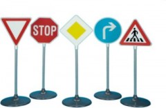 klein klein Verkehrszeichen-Set 1 набор малых дорожных знаков 1