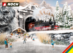 NOCH 15999 Adventskalender, NOCH адвент-календарь с миниатюрными фигурками для моделизма, 25 фигурок